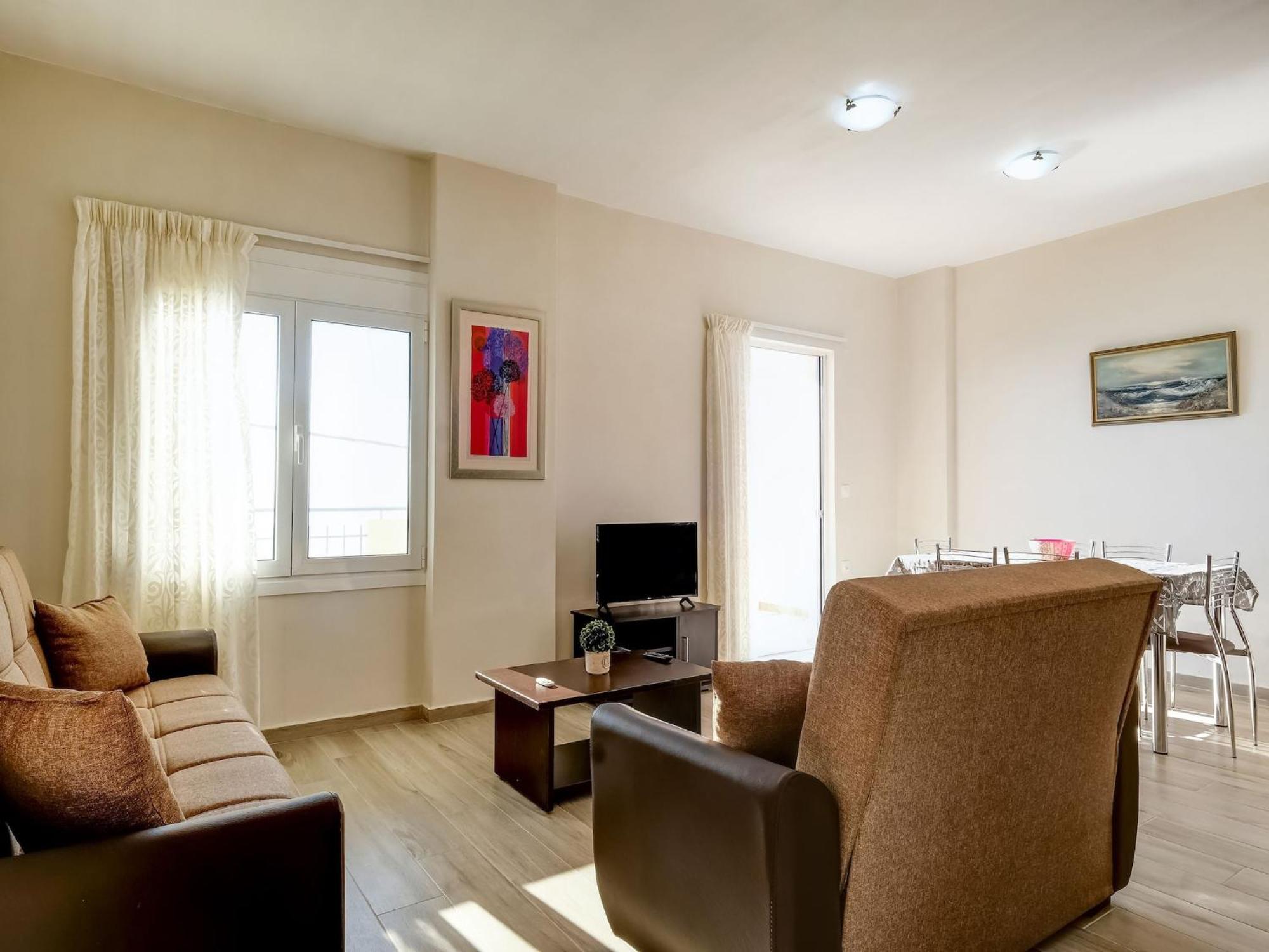 Seaview Studio In Beautiful Setting West From Chania Ravdhoúkha Esterno foto