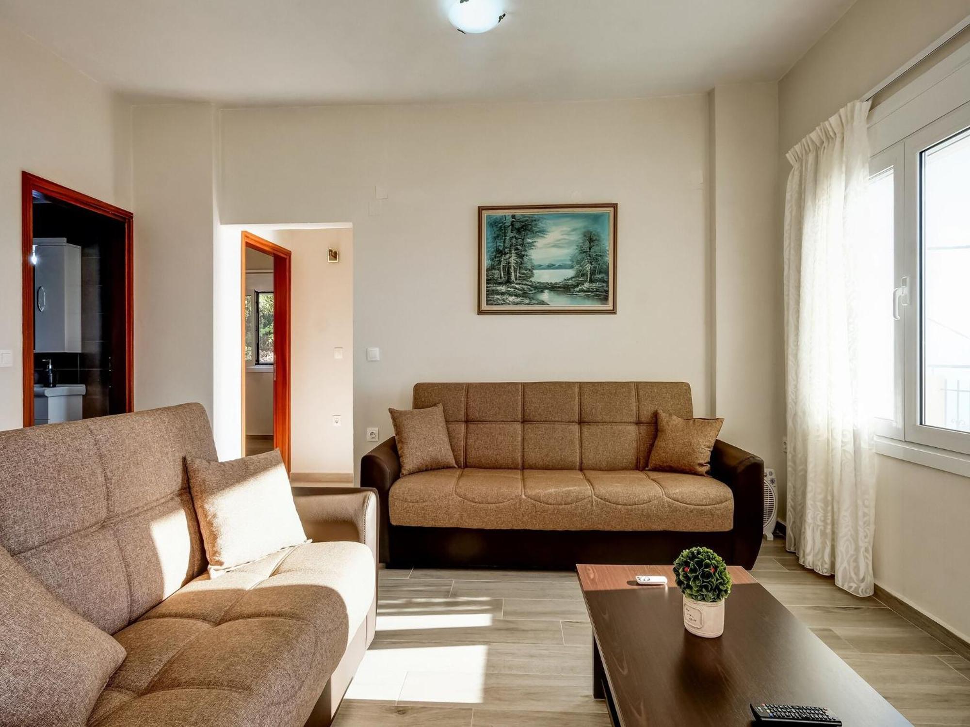 Seaview Studio In Beautiful Setting West From Chania Ravdhoúkha Esterno foto